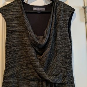 Donna Ricco cowl-neck dress